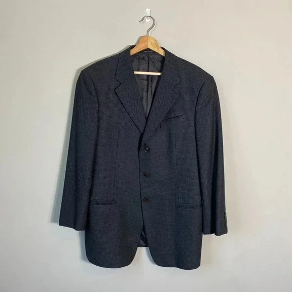 Giorgio Armani Collezioni Men's 42R* Wool Sport Coat Dinner Jacket Blazer Gray